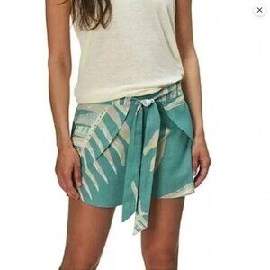 Patagonia Tropical Print Teal Shorts